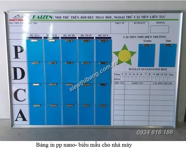 bảng nano nhà máy